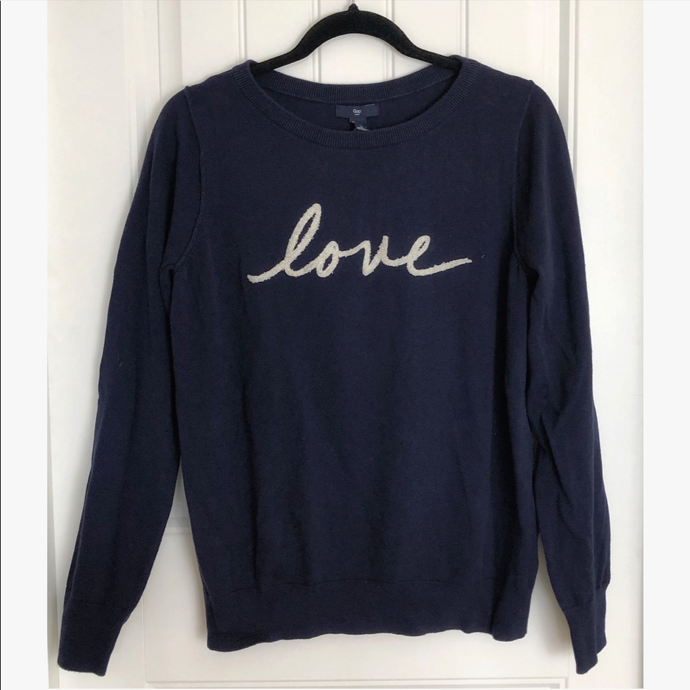 GAP “Love” Sweater NWT